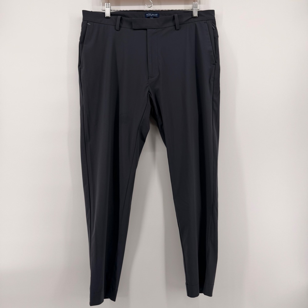 Peter Millar Crown Crafted Mens 36/28 Gray Performance Trousers MS20FB02